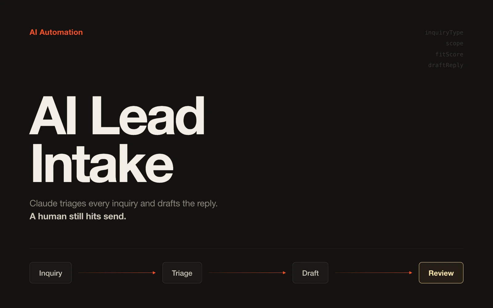 AI Lead Intake